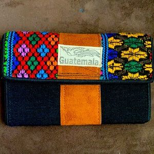 Brand new Guatemalan woven wallet